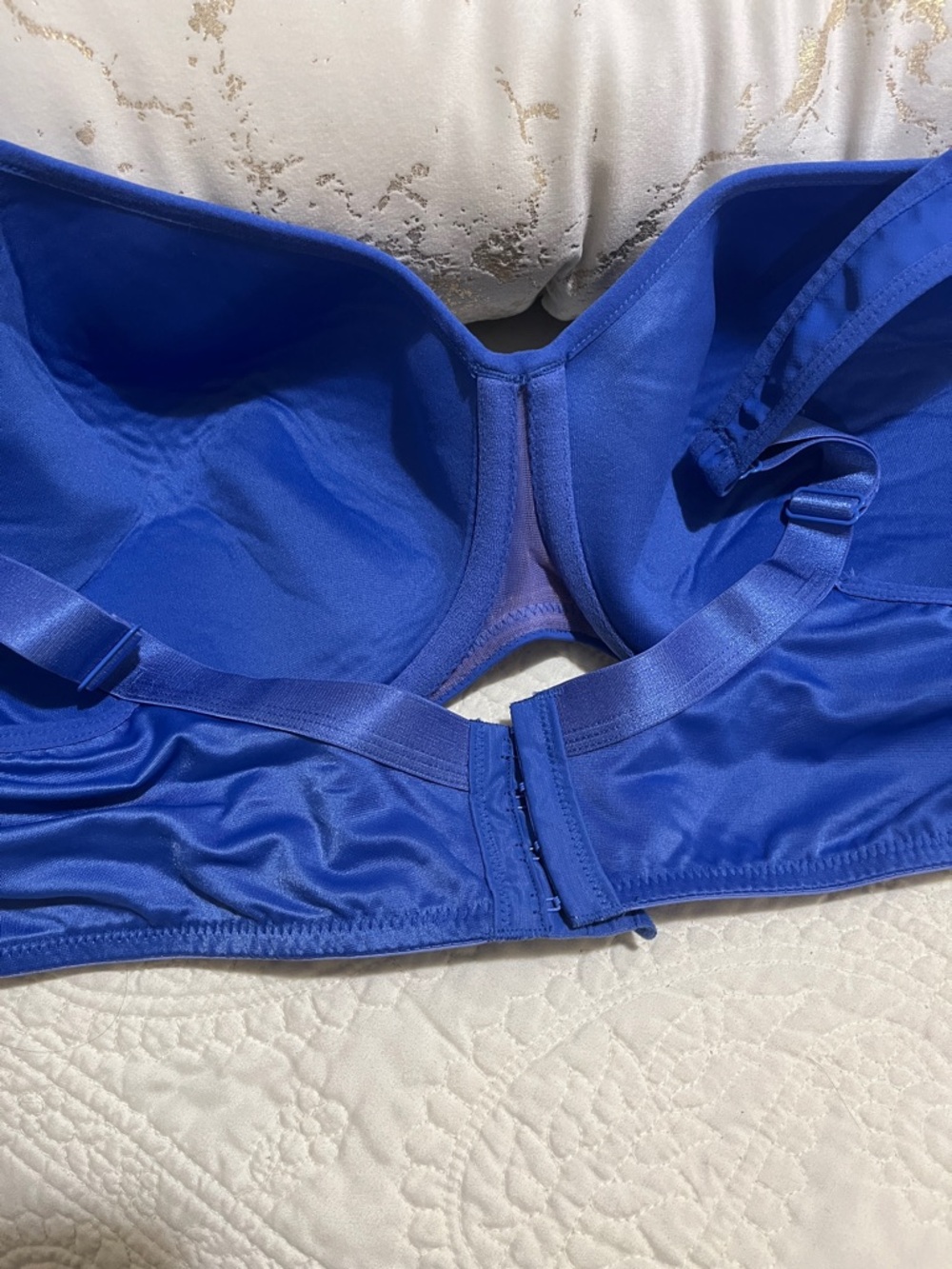 Smooth Underwire Bra in Deep Blue - Picture 4 of 6